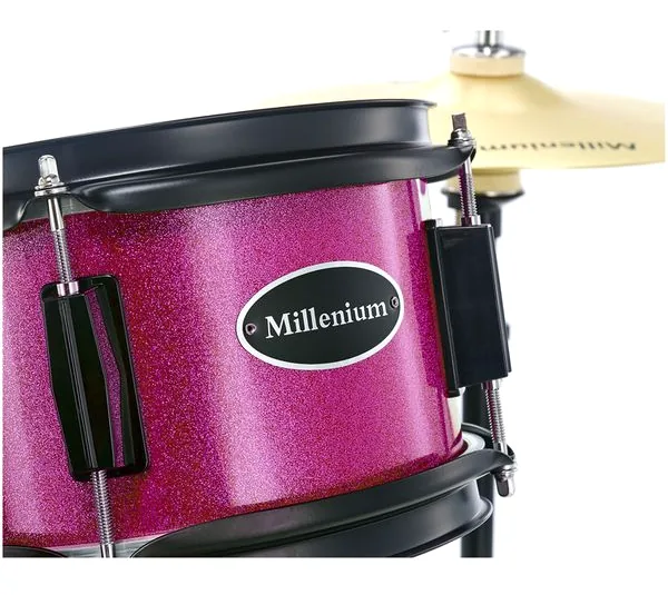 Millenium Youngster Drum Set Pink Spkl detail 5