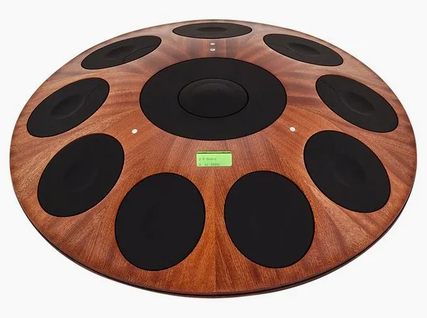 Neotone Mutant Digital Handpan Mahogan vooraanzicht