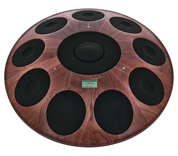 Neotone Mutant Digital Handpan Walnut vooraanzicht