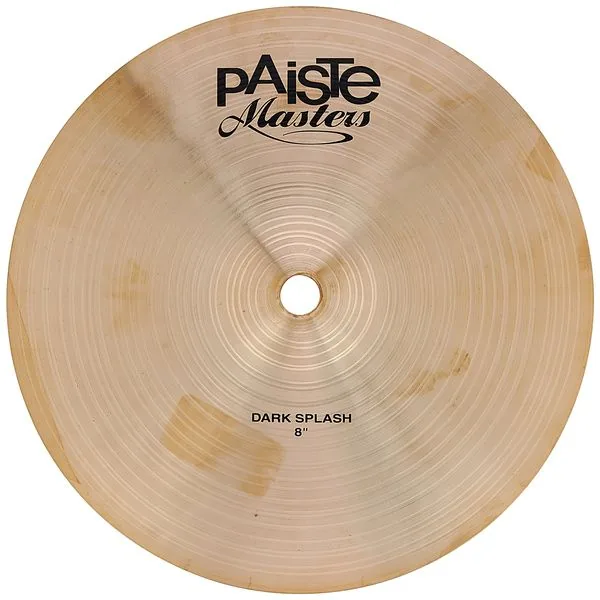 Paiste 08" Masters Dark Splash detail 3