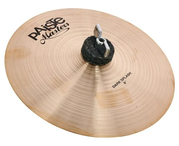 Paiste 08" Masters Dark Splash vooraanzicht