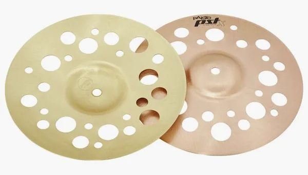 Paiste 10" PSTX Swiss Hats detail 2