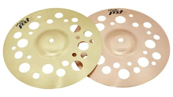 Paiste 10" PSTX Swiss Hats vooraanzicht