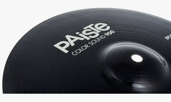 Paiste 12" 900 Color Sound Splash BK detail 3