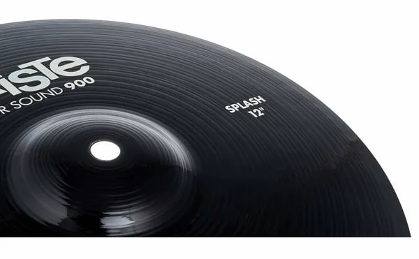 Paiste 12" 900 Color Sound Splash BK detail 4