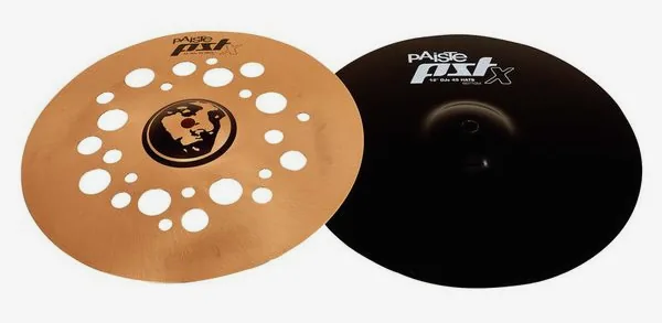 Paiste 12" PSTX DJs 45 Hats detail 2