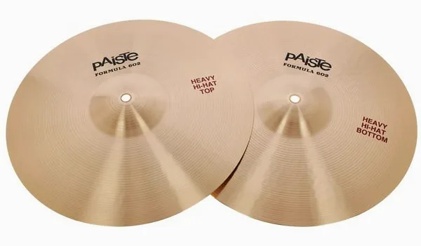 Paiste 14" 602 Heavy Hi Hat detail 2
