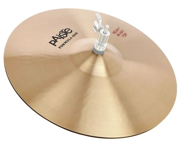 Paiste 14" 602 Heavy Hi Hat vooraanzicht