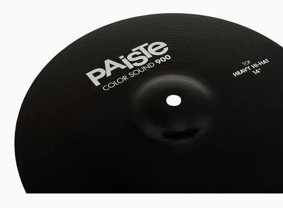 Paiste 14" 900 Color Heavy Hi-Hat BK detail 4