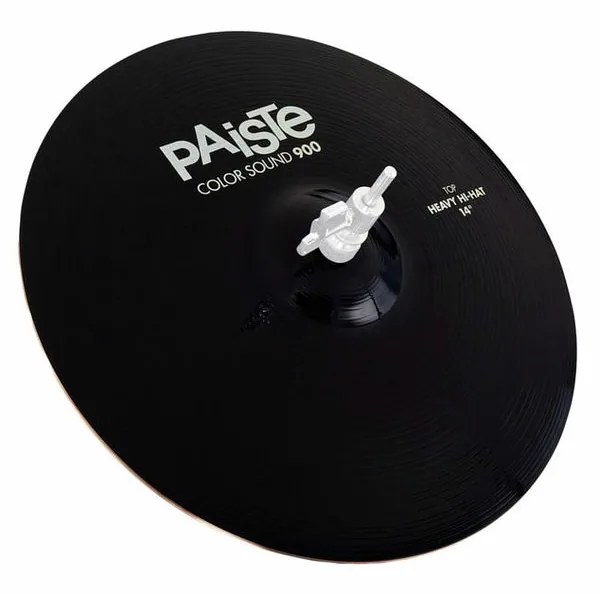 Paiste 14" 900 Color Heavy Hi-Hat BK vooraanzicht