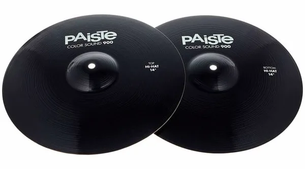 Paiste 14" 900 Color Sound Hi-Hat BK detail 2