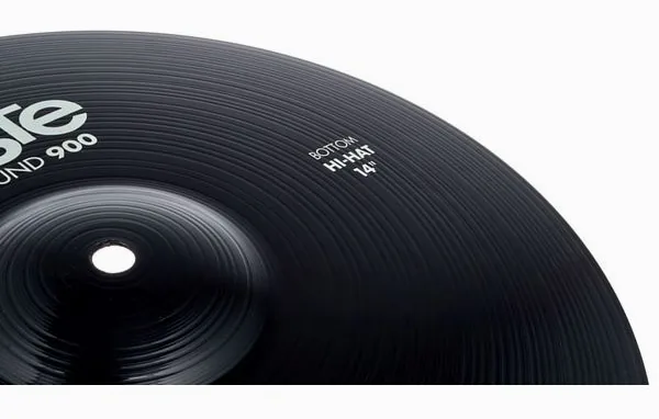 Paiste 14" 900 Color Sound Hi-Hat BK detail 5