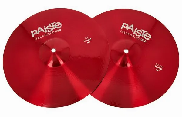 Paiste 14" 900 Color Sound Hi-Hat RD detail 2