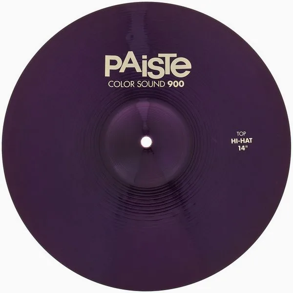 Paiste 14" 900 Colour Sound HH PRP detail 5