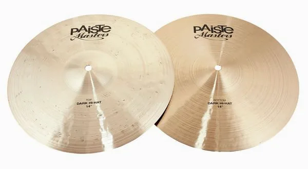 Paiste 14" Masters Dark Hi-Hat detail 2