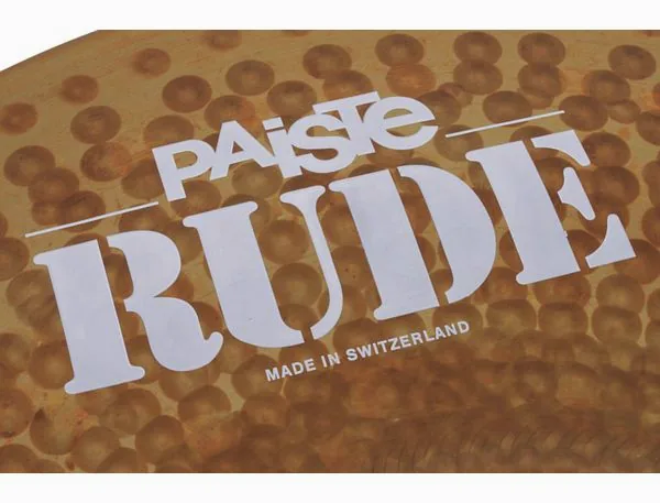 Paiste 14" Rude Shred Bell detail 5