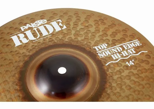 Paiste 14" Rude Sound Edge Hi-Hat detail 5