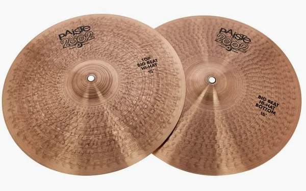 Paiste 15" 2002 Black Big Beat Hi-Hat detail 2