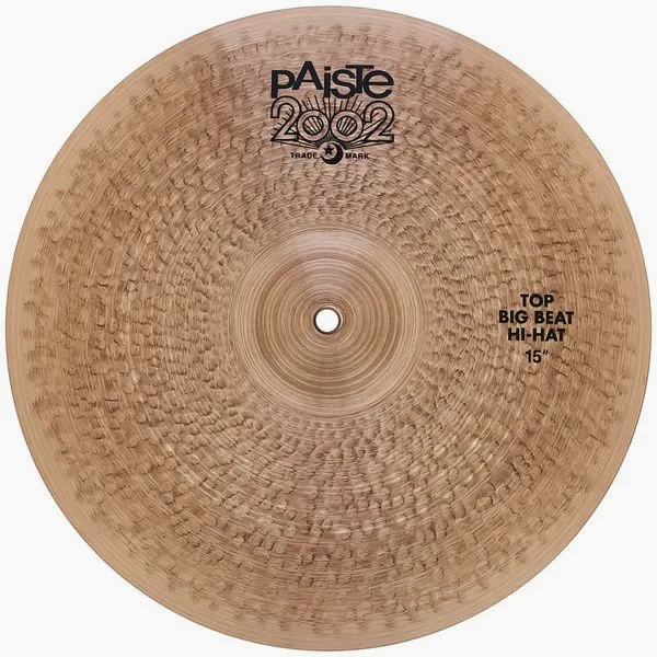Paiste 15" 2002 Black Big Beat Hi-Hat detail 4