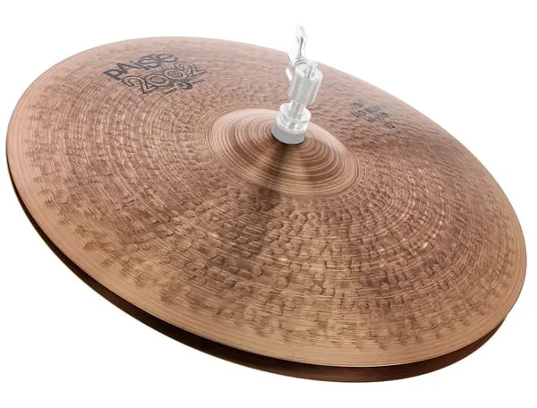 Paiste 15" 2002 Black Big Beat Hi-Hat vooraanzicht