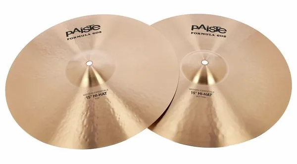 Paiste 15" 602 Mod. Essentials Hi-Hat detail 2
