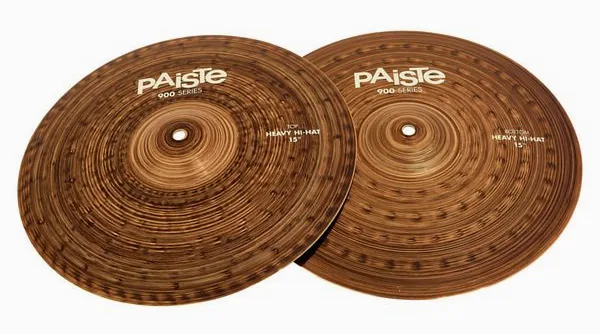 Paiste 15" 900 Series Heavy Hi-Hat detail 2