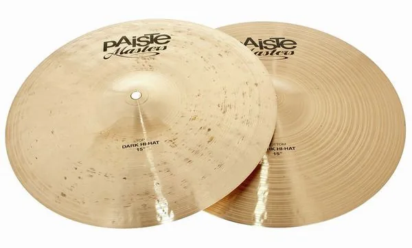 Paiste 15" Masters Dark Hi-Hat detail 2
