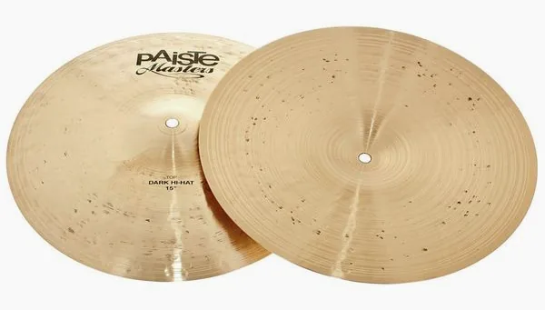 Paiste 15" Masters Dark Hi-Hat detail 3
