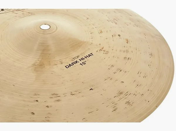 Paiste 15" Masters Dark Hi-Hat detail 5