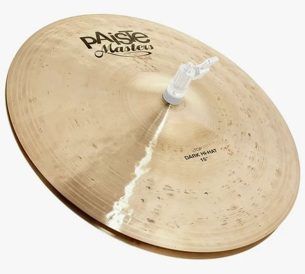 Paiste 15" Masters Dark Hi-Hat vooraanzicht
