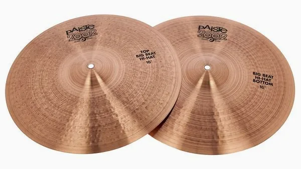 Paiste 16" 2002 Black Big Beat Hi-Hat detail 2