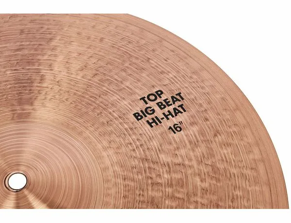 Paiste 16" 2002 Black Big Beat Hi-Hat detail 5
