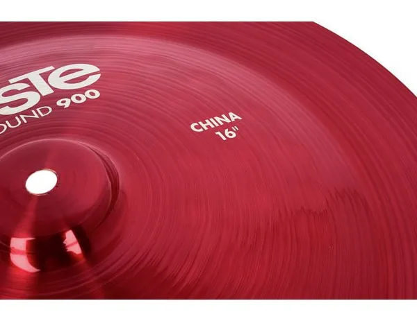 Paiste 16" 900 Color Sound China RED detail 5