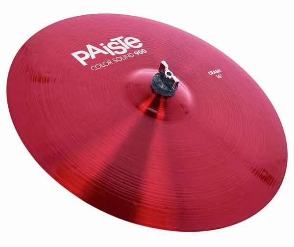 Paiste 16" 900 Color Sound Crash RED vooraanzicht