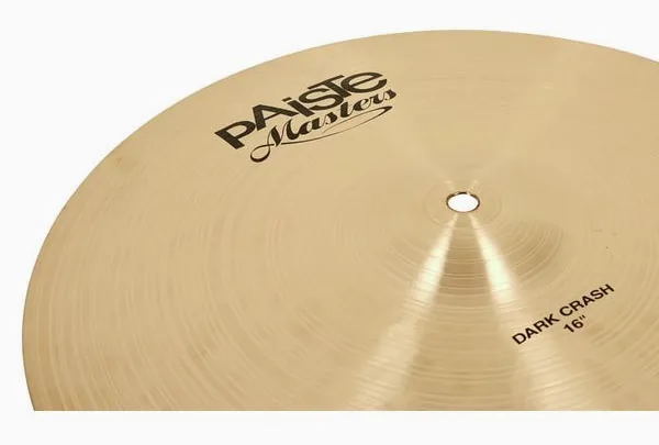 Paiste 16" Masters Dark Crash detail 3