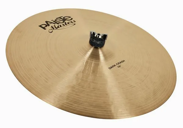 Paiste 16" Masters Dark Crash vooraanzicht