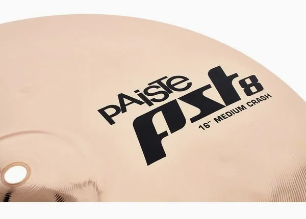 Paiste 16" PST8 Reflector Mediu Crash detail 3