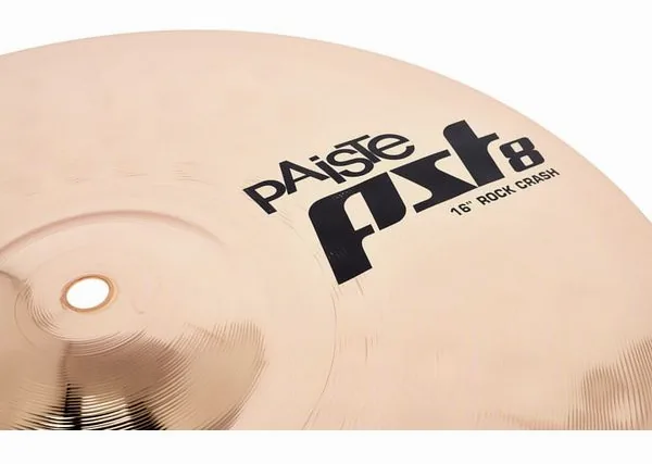 Paiste 16" PST8 Reflector Rock Crash detail 3