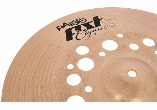 Paiste 16" PSTX Cajon Crash detail 4