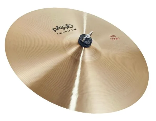 Paiste 16" 602 Thin Crash vooraanzicht