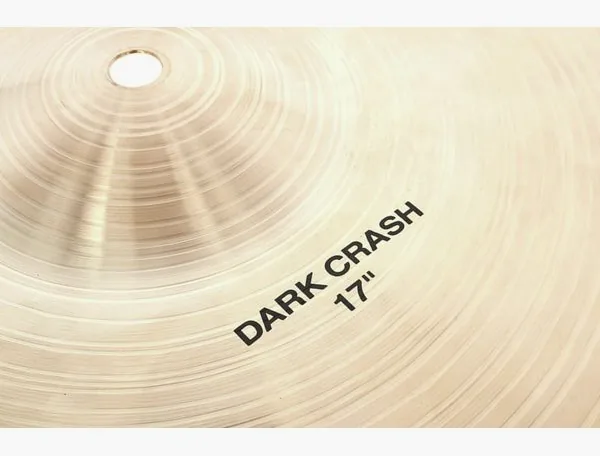 Paiste 17" Masters Dark Crash detail 4