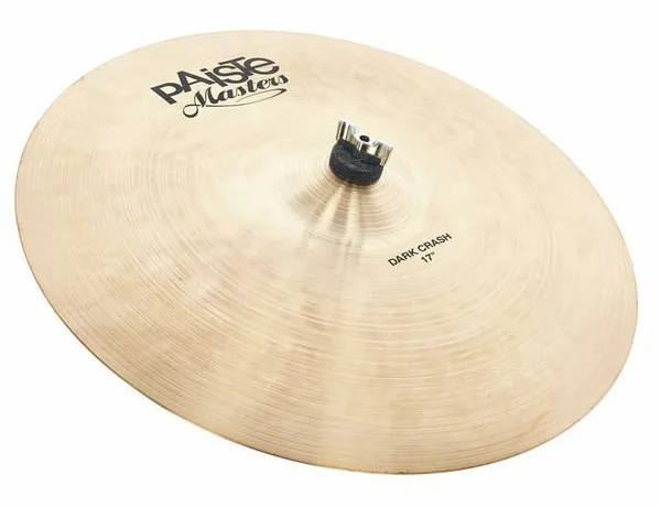 Paiste 17" Masters Dark Crash vooraanzicht
