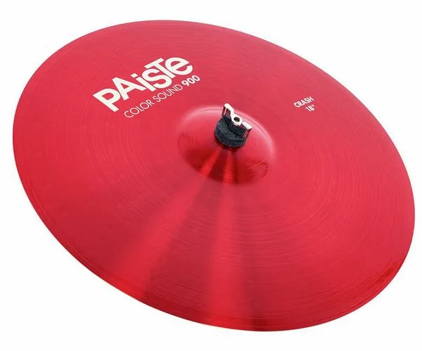Paiste 18" 900 Color Sound Crash RED vooraanzicht