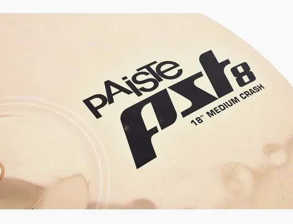 Paiste 18" PST8 Reflector Med. Crash detail 3