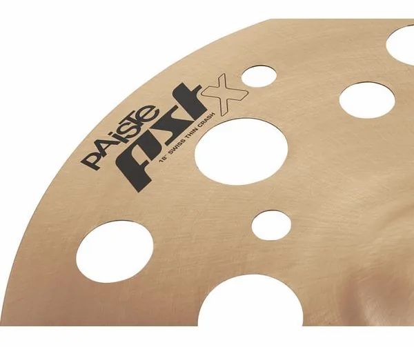 Paiste 18" PSTX Swiss Thin Crash detail 3