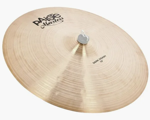 Paiste 19" Masters Dark Crash vooraanzicht