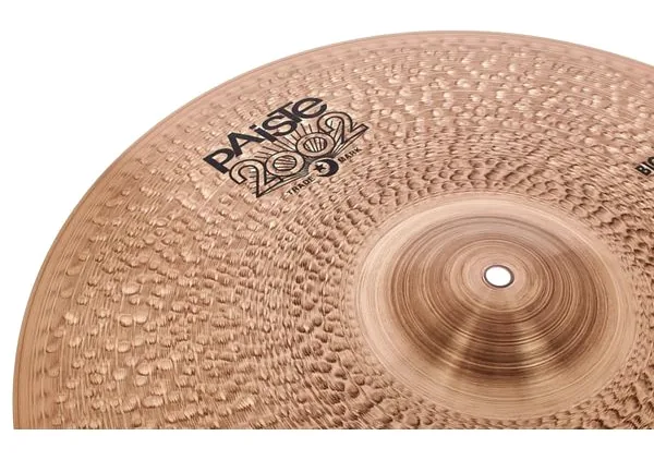 Paiste 20" 2002 Black Big Beat Cymbal detail 4