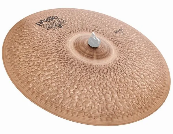 Paiste 20" 2002 Black Big Beat Cymbal vooraanzicht