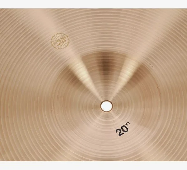 Paiste 20" 602 Medium Crash detail 5