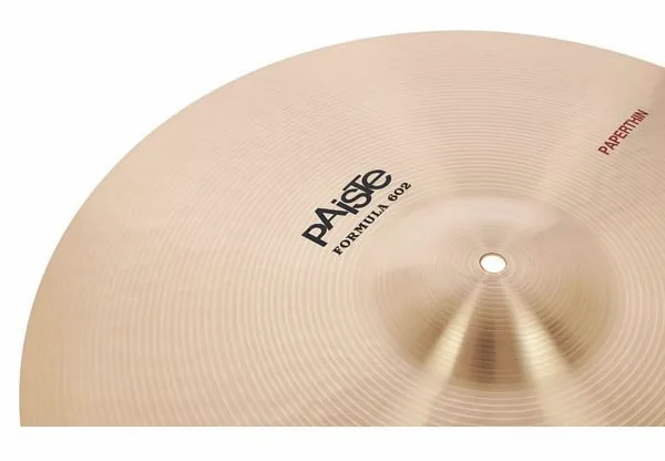 Paiste 20" 602 Paperthin Crash detail 3